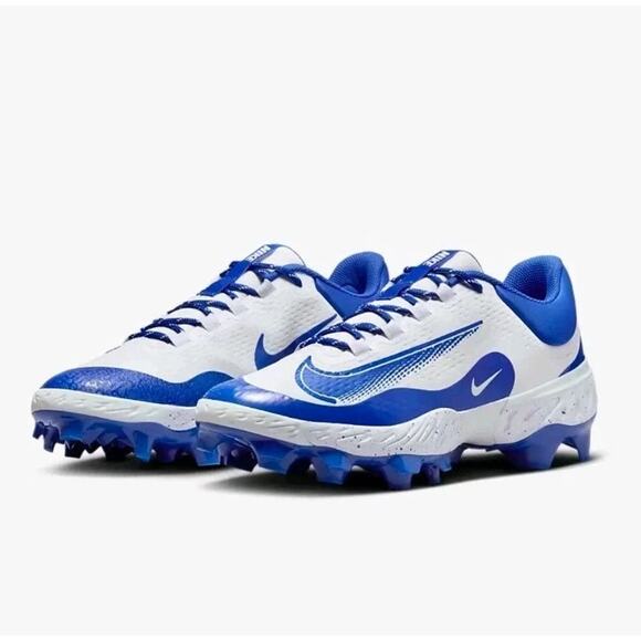 Nike Alpha Huarache Elite 4 Low MCS Mens Size 7.5 Baseball Royal Blue FD6255-106 - Picture 3 of 8